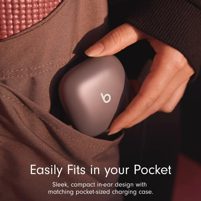 compatible with Apple devices, feature noise cancellation and water resistance, 6-hour battery life, at TaMiMi Projects in Qatar.