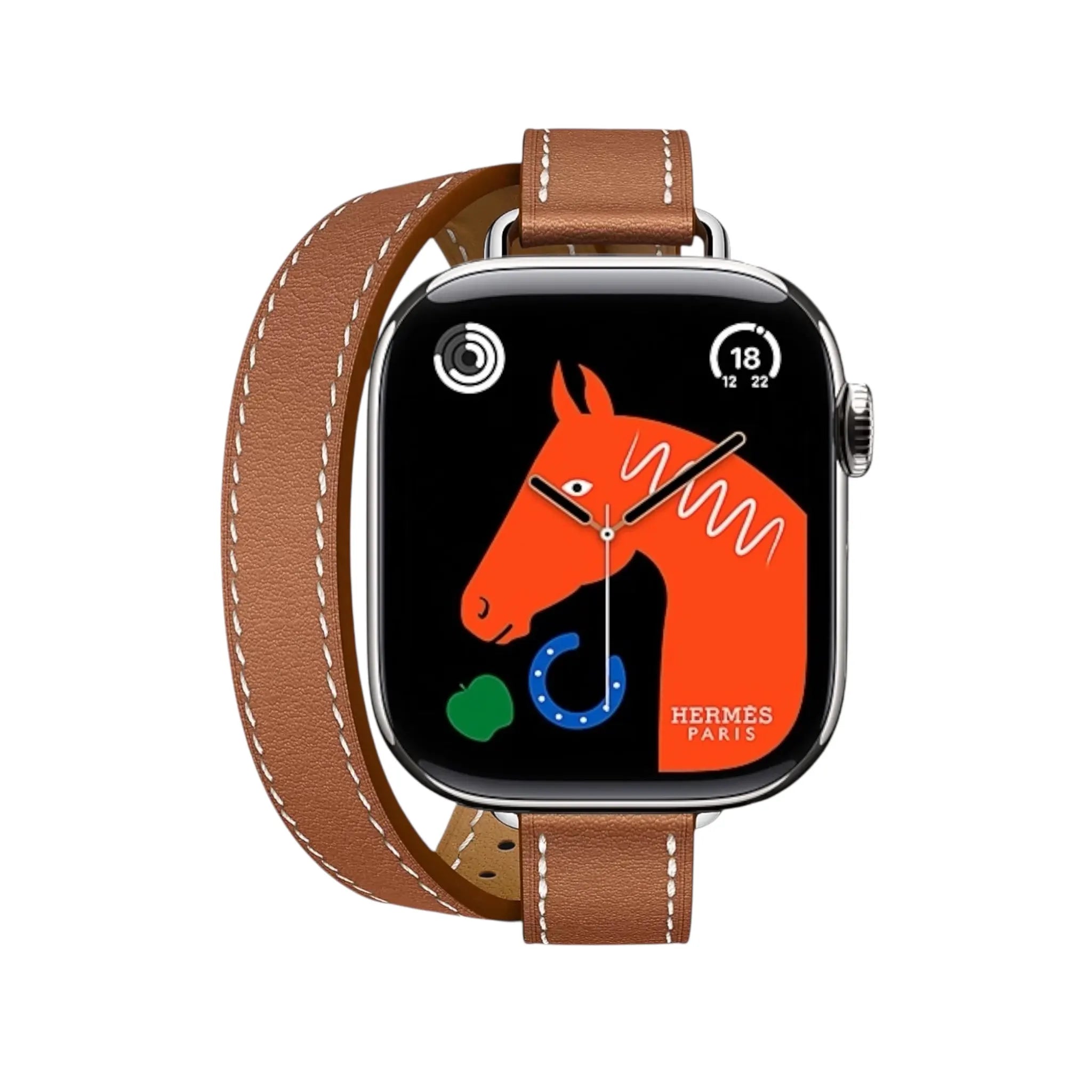 Hermès Apple Watch Band 42mm - Gold Attelage Double tour Hermès Apple Watch Band 42mm - Gold Attelage Double tour
