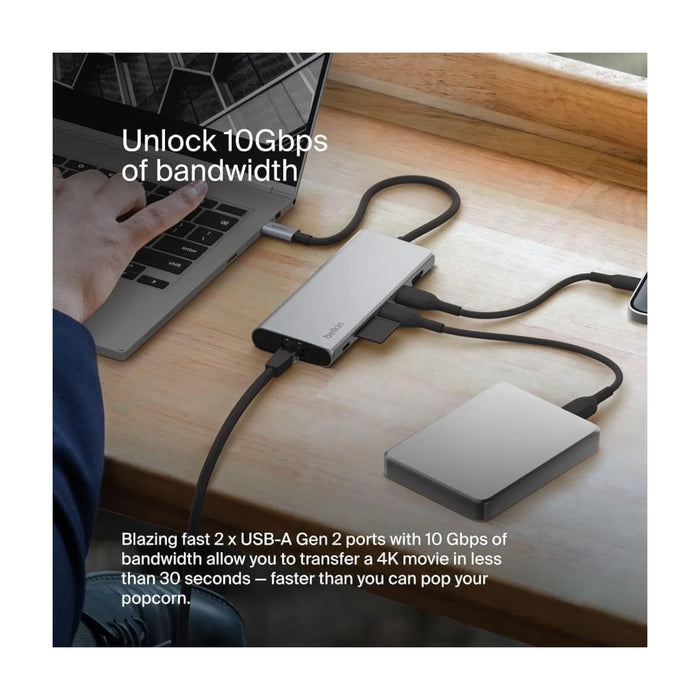 Belkin USB-C Hub 7-in-1 MultiPort Adapter 100W