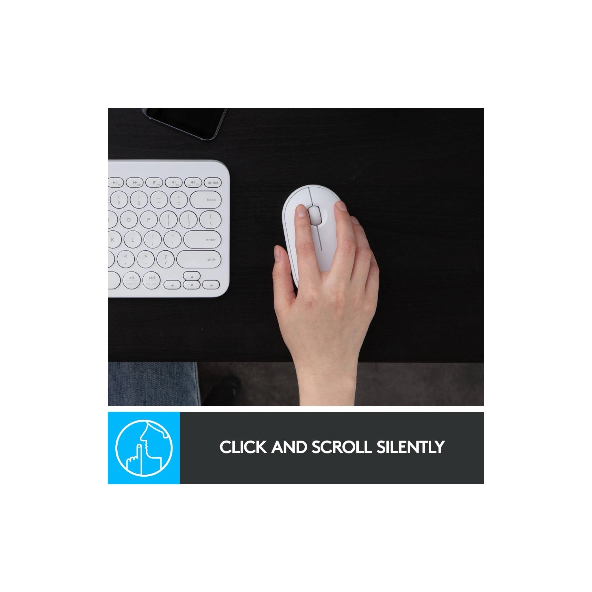 Logitech M350 Wireless Mouse - White Logitech M350 Wireless Mouse - White