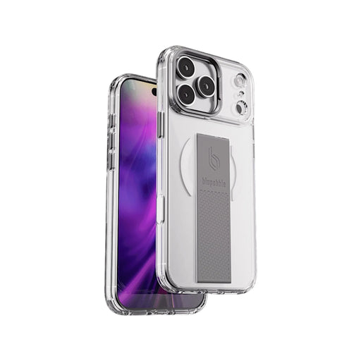 BluePebble GripFlex Case for iPhone 17 Pro Max, Equipped with a silicone anti-slip grip for secure hold, at TaMiMi Projects, Qatar.