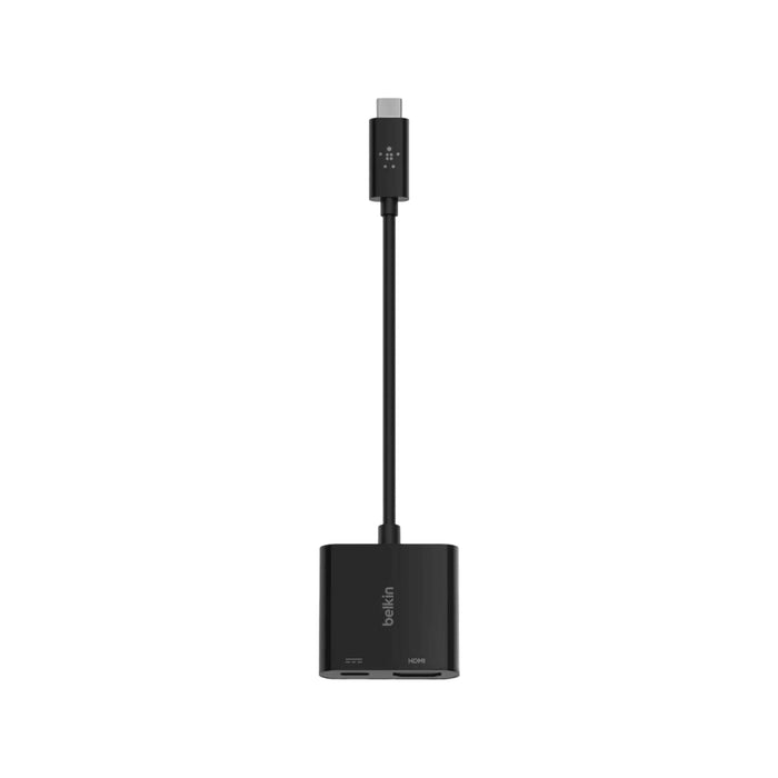 ‫محول تايب C إلى HDMI من Belkin بدعم شحن وتمرير فيديو 4K – تميمي بروجكتس قطر‬