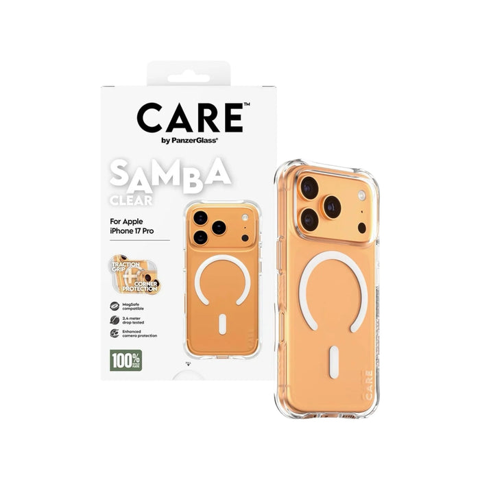 PanzerGlass™ Clear Case - iPhone 17 Pro - MagSafe, slim design and smooth grip offer the perfect balance, at TaMiMi Projects.