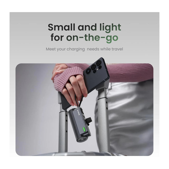 ‫احصل على باور بنك SHARGE Flow Mini من تميمي بروجكتس في قطر. تصميم صغير، شحن سريع، مع كيبل مدمج لأجهزة iPhone وAndroid. 