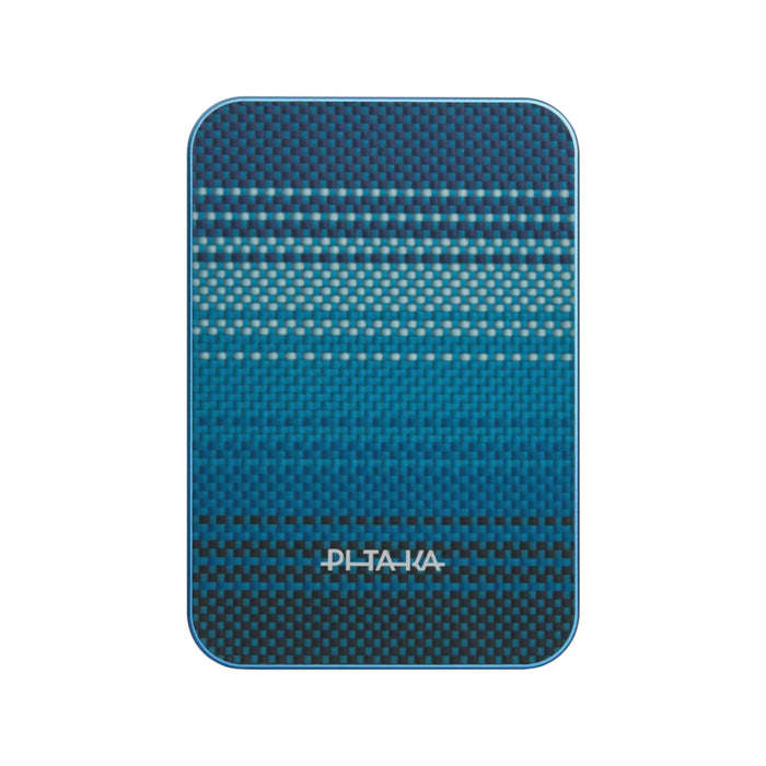 Pitaka Magnetic Power Bank 10000mAh Qi2 Wireless, Supports wired charging up to 20W. TaMiMi Projects Qatar.