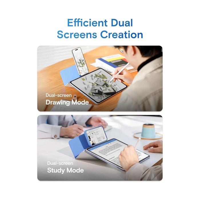 MOFT Dynamic Folio for iPad 11 (A16) - Cement x Sapphire
Available now from TaMiMi Projects in Qatar.