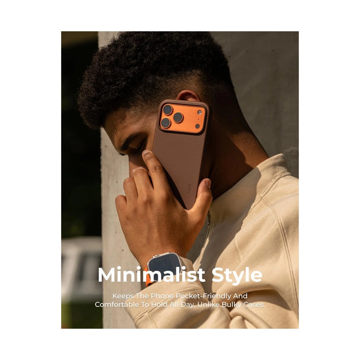 ‫احصل على كفر من موفت للايفون ١٧ برو ماكس من تميمي بروجكتس فى قطر. ‫جلد فاخر نباتي، مقاوم للخدش، يدعم ماج سيف.