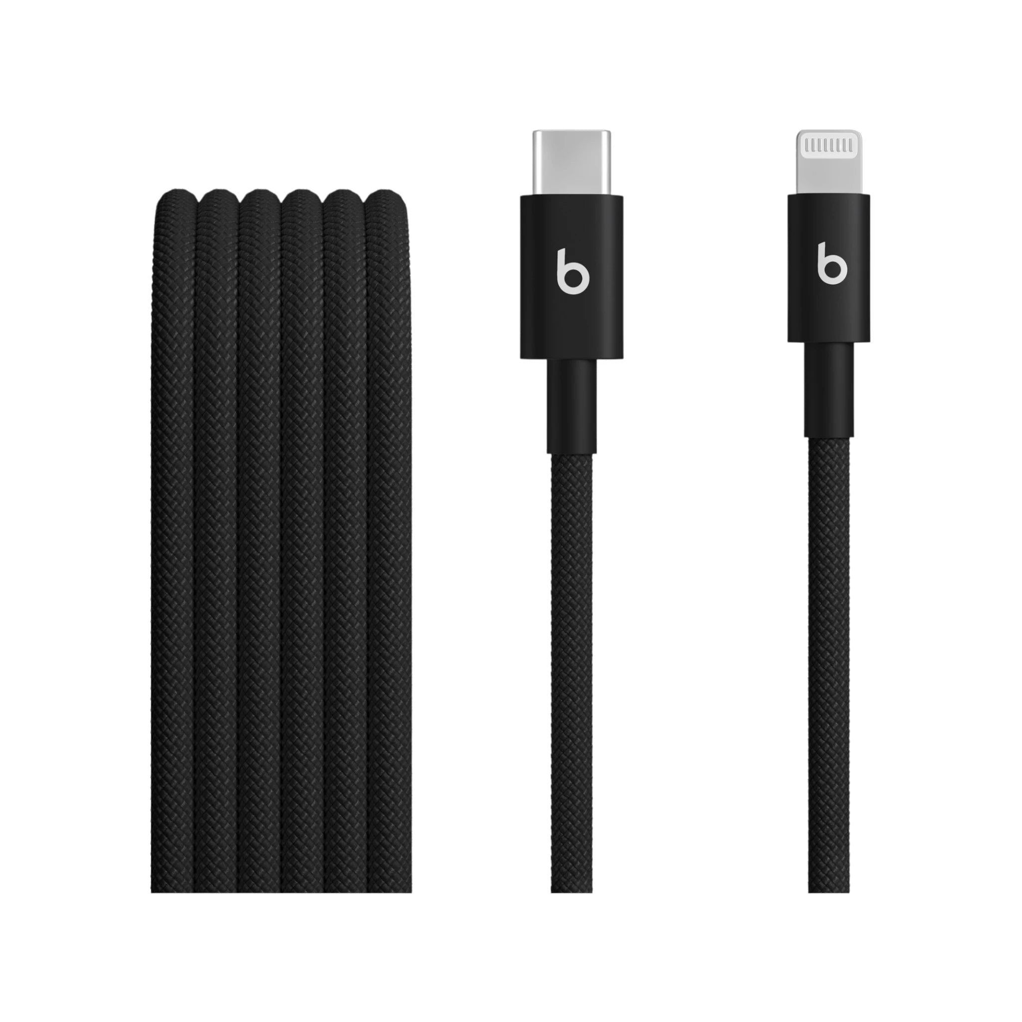 Beats USB‑C to Lightning Woven Cable (1.5 m) - Bolt Black Beats USB‑C to Lightning Woven Cable (1.5 m) - Bolt Black
