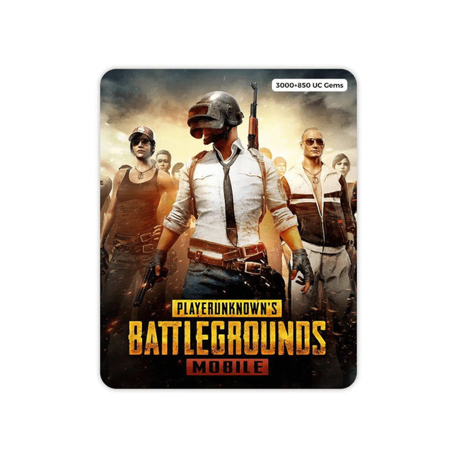 ‫شدات PUBG موبايل - 3000 + 850 UC‬
‫اشحن حسابك بـشدات إضافية لشراء السكنات، الملابس، وترقية الباتل باس‬, تميمي بروجكتس، قطر