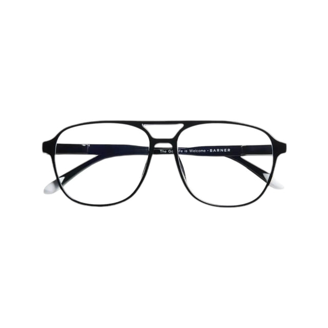 Barner Brad blue light blocking glasses, unisex design for eye protection against screen glare, in Qatar at TaMiMi Projects.