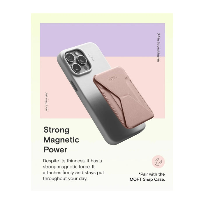 MOFT Magnetic Wallet Stand - MagSafe - Classic Nude