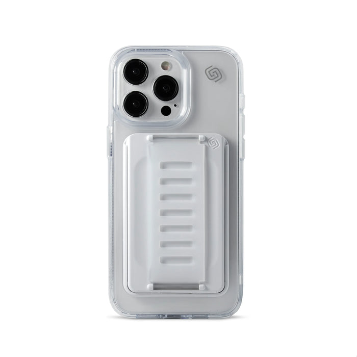White Grip2u MagSafe Wallet with Grip Band for iPhone – TaMiMi Projects in Qatar