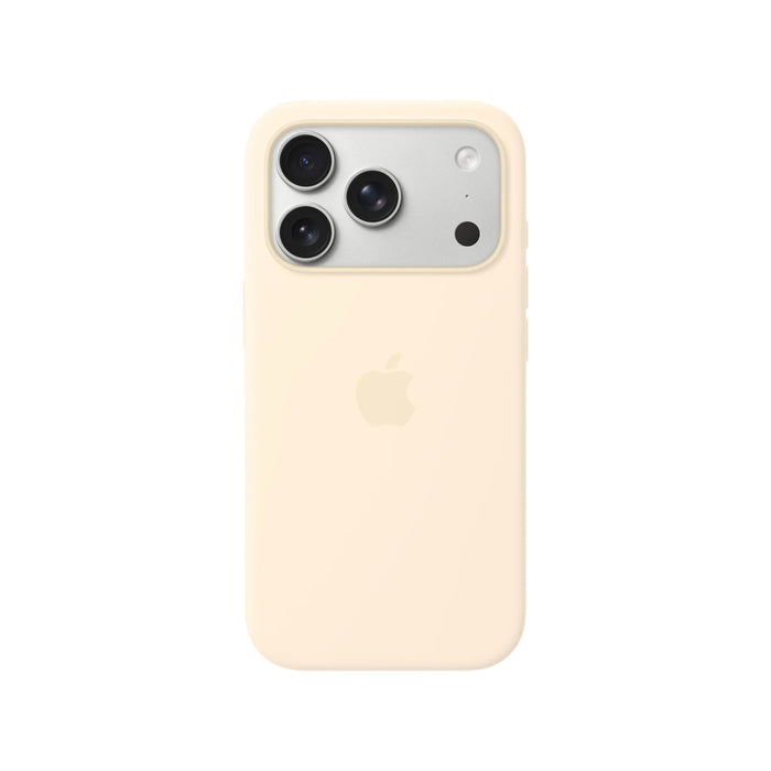 Apple iPhone 17 Pro Silicone Case with MagSafe in Vanilla. TaMiMi Projects Qatar.