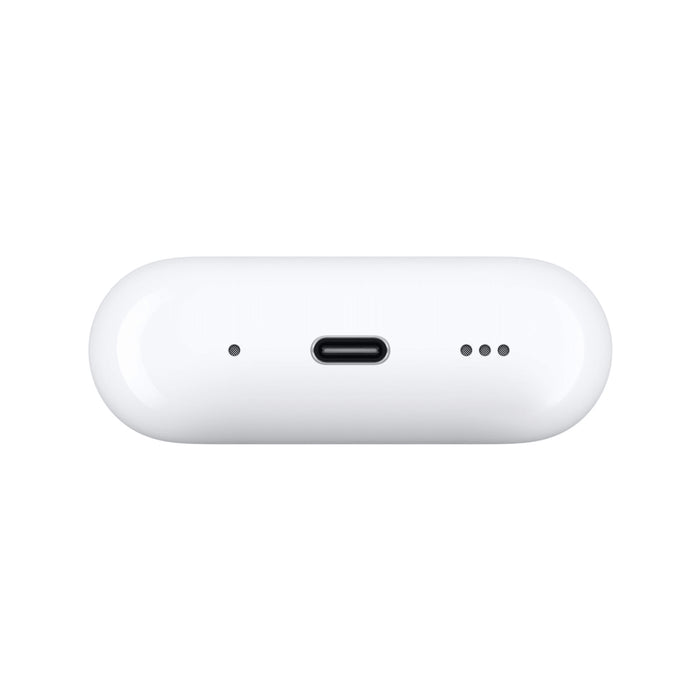 Apple AirPods Pro (2nd Gen) with MagSafe Charging Case and USB-C port, available at TaMiMi Projects in Qatar.