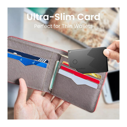 SwitchBot Wallet Tracker Card Works with Apple Find My. Real-time tracking via the Apple Find My network. TaMiMi Projects.