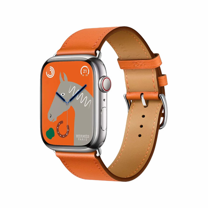 Buy Hermès Apple Watch Band 45mm Orange Single Tour — TaMiMi