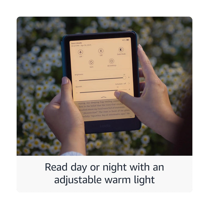 ‫اكتشف كيندل بيبروايت لدي تميمى بروجكتس في قطر. شاشة ٦.٨ إنش بدون انعكاسات، إضاءة دافئة قابلة للتعديل. استمتع بالقراءة. 