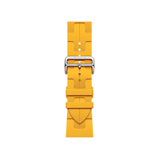 Hermès Apple Watch Band 42mm in Jaune Kilim. TaMiMi Projects Qatar.
