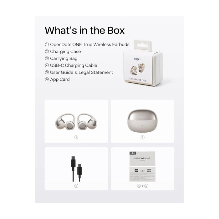‫احصل علي سماعة شوكز OpenDots ONE لدي تميمي بروجكتس في قطر.تصميم مفتوح ومريح بصوت Dolby وبطارية حتى ٤٠ ساعة. 