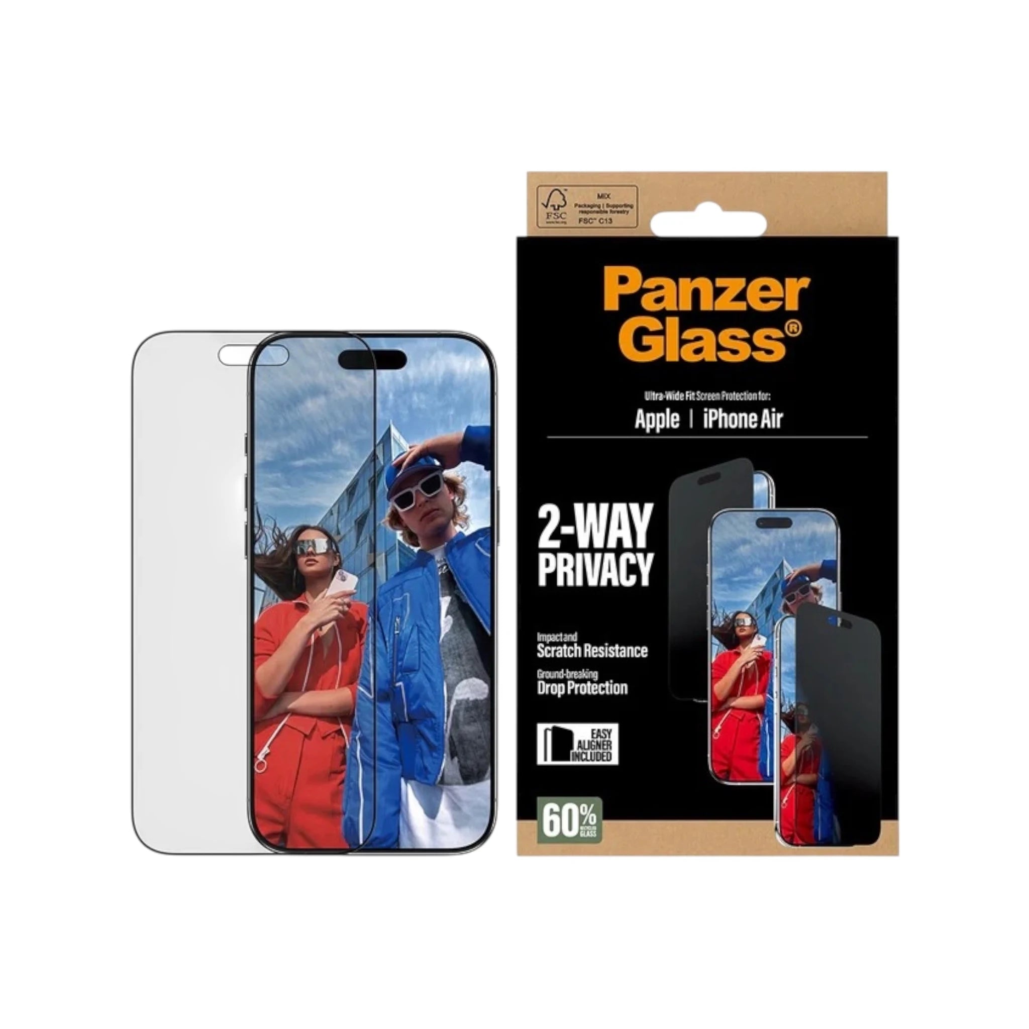 PanzerGlass® Screen Protector for iPhone Air - Privacy PanzerGlass® Screen Protector for iPhone Air - Privacy