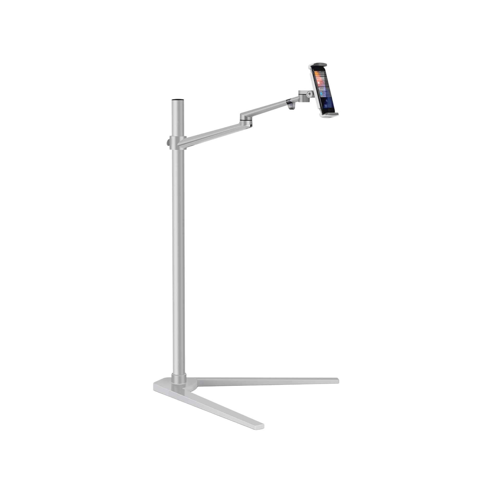 Phone and Tablet Floor Stand - Silver Phone and Tablet Floor Stand - Silver
