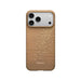 Pitaka iPhone 17 Pro Max Case in Golden Glint, Woven from ultra-strong aramid fiber, Available now from TaMiMi Projects in Qatar.