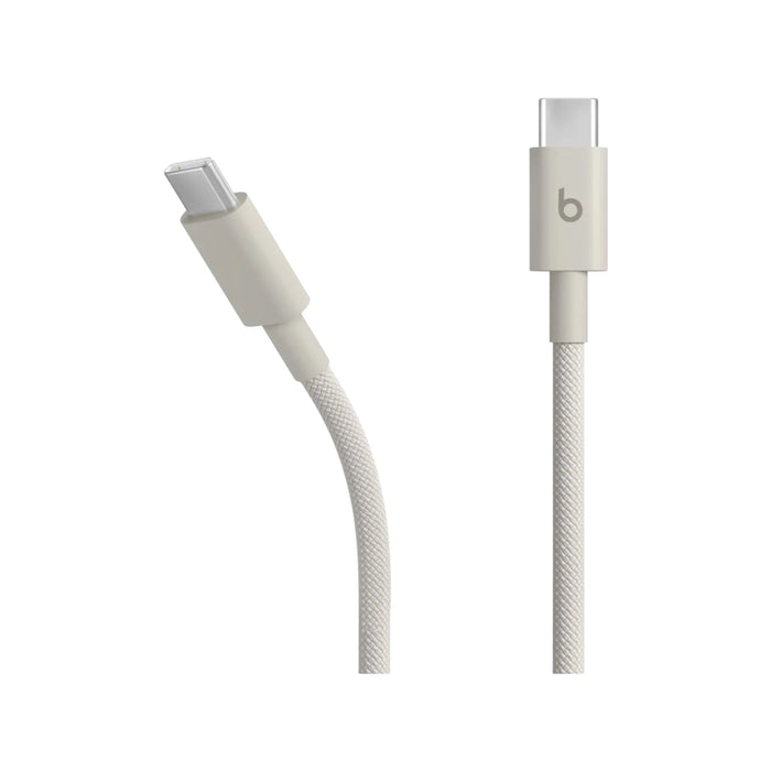 Beats USB‑C to USB‑C Woven Cable (1.5 m) - Surge Stone, available now from TaMiMi Projects in Qatar.