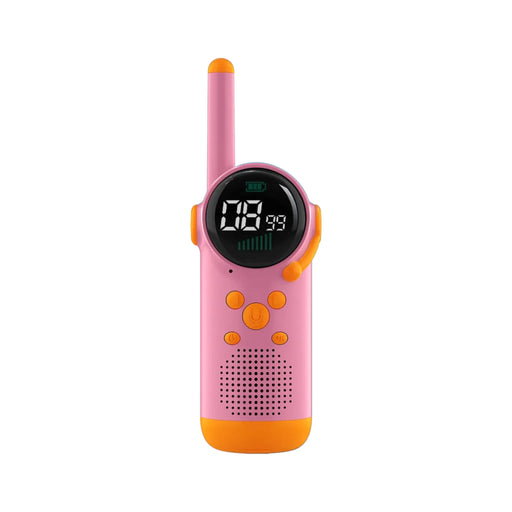 porodo kids walkie talkie pink dual lcd 3km tamimi projects qatar