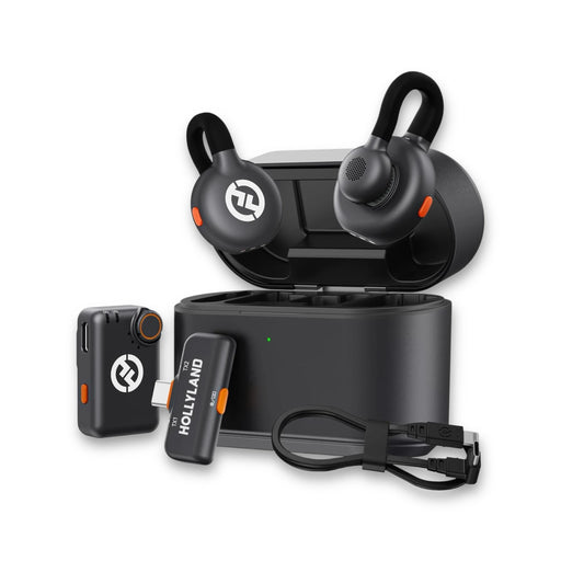 Hollyland Lark M2S Wireless Mic Combo, Available now from TaMiMi Projects in Qatar.
