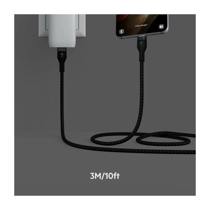 ‫ احصل على سلك يو اس بي سي من شركة بيلكن لدي تميمي بروجكتس في قطر. تصميم مضفر متين، شحن سريع لأجهزة اللابتوب والهواتف. 