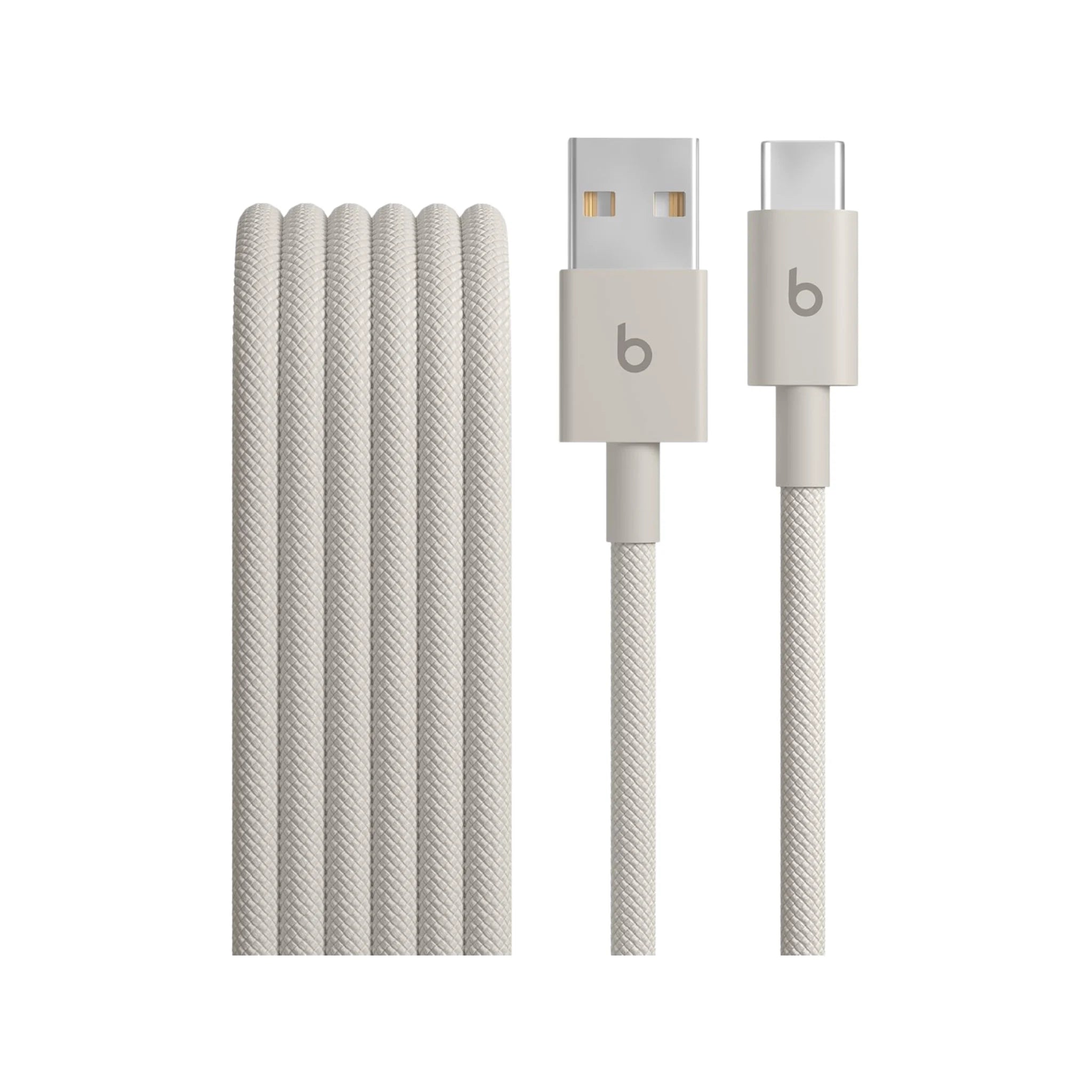 Beats USB-A to USB-C Woven Cable 1.5m - Stone Beats USB-A to USB-C Woven Cable 1.5m - Stone