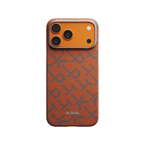 Pitaka iPhone 17 Pro Case in Leaping (Blue Orange) TaMiMi Projects Qatar.