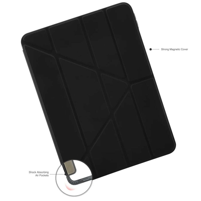iPad Air 13-inch 2024 Origami No1 Original Case with clear back, 5-position foldable cover, and Apple Pencil storage. Available at TaMiMi Projects in Qatar.