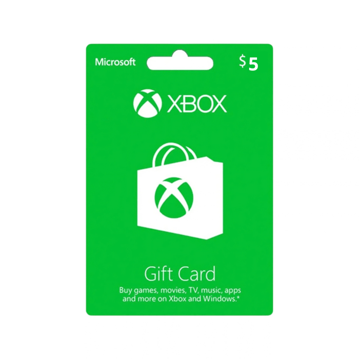 ‫XBOX امريكي - ٥ دولار‬