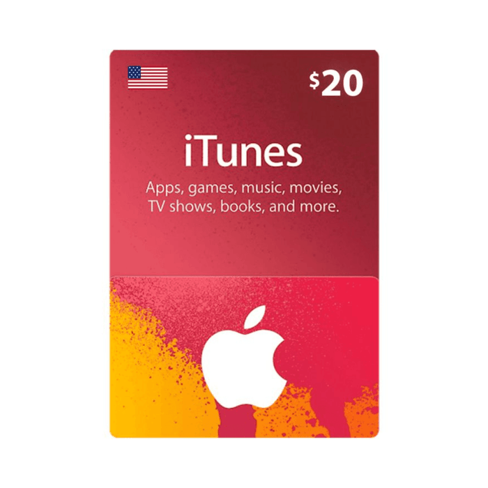 20$ iTunes USA