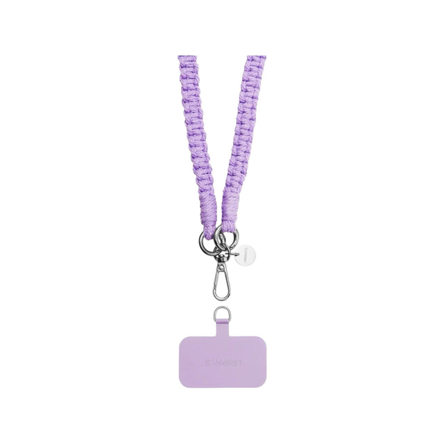 URBANY’S Eivissa Purple phone strap handmade cotton design – TaMiMi Projects Qatar