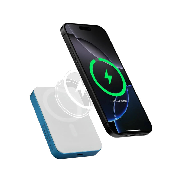 Pitaka Magnetic Power Bank 10000mAh Qi2 Wireless, Compact size fits easily in your pocket for travel. TaMiMi Projects Qatar.