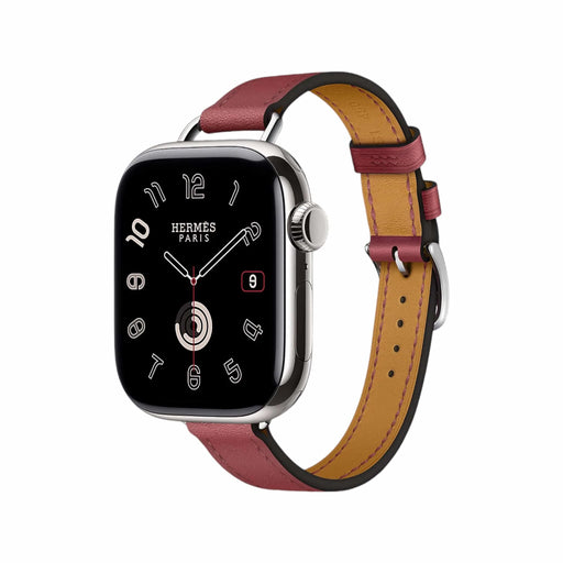 The Hermès Single Tour band fits any stainless steel Apple Watch case for 38/40/41/42 mm cases. in Qatar at TaMiMi Projects.