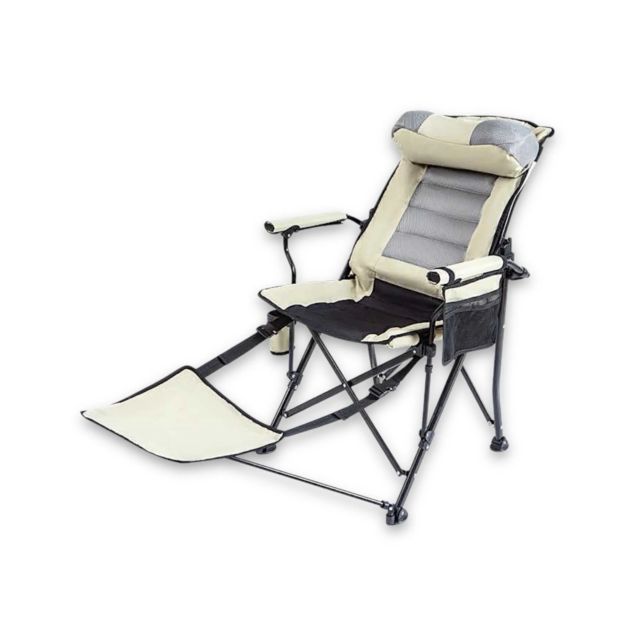 Folding Camping Chair with Footrest