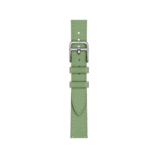 Get Hermès Hermès Apple Watch Band 41mm - Vert Criquet Attelage Single Tour, Available now from TaMiMi Projects in Qatar.