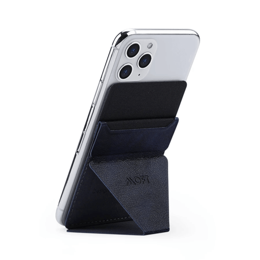 MOFT magnetic wallet stand, for iPhone 16/15/14/13, with angle adjustment & Magsafe. Available at TaMiMi Projects, Qatar