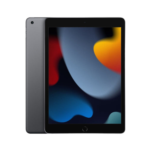 Apple iPad 10.2 (9th Gen) Wi-Fi 64GB in Space Gray, Retina display, A13 chip. Available at TaMiMi Projects in Qatar.