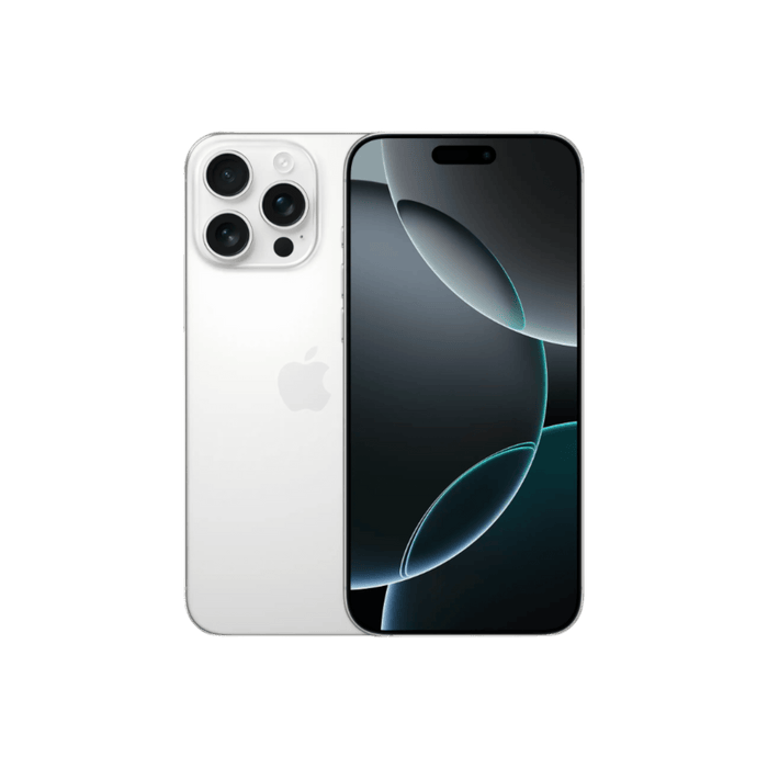 iPhone 16 Pro Max in titanium finish with advanced camera at TaMiMi Projects, Qatar. Shop online or visit us.