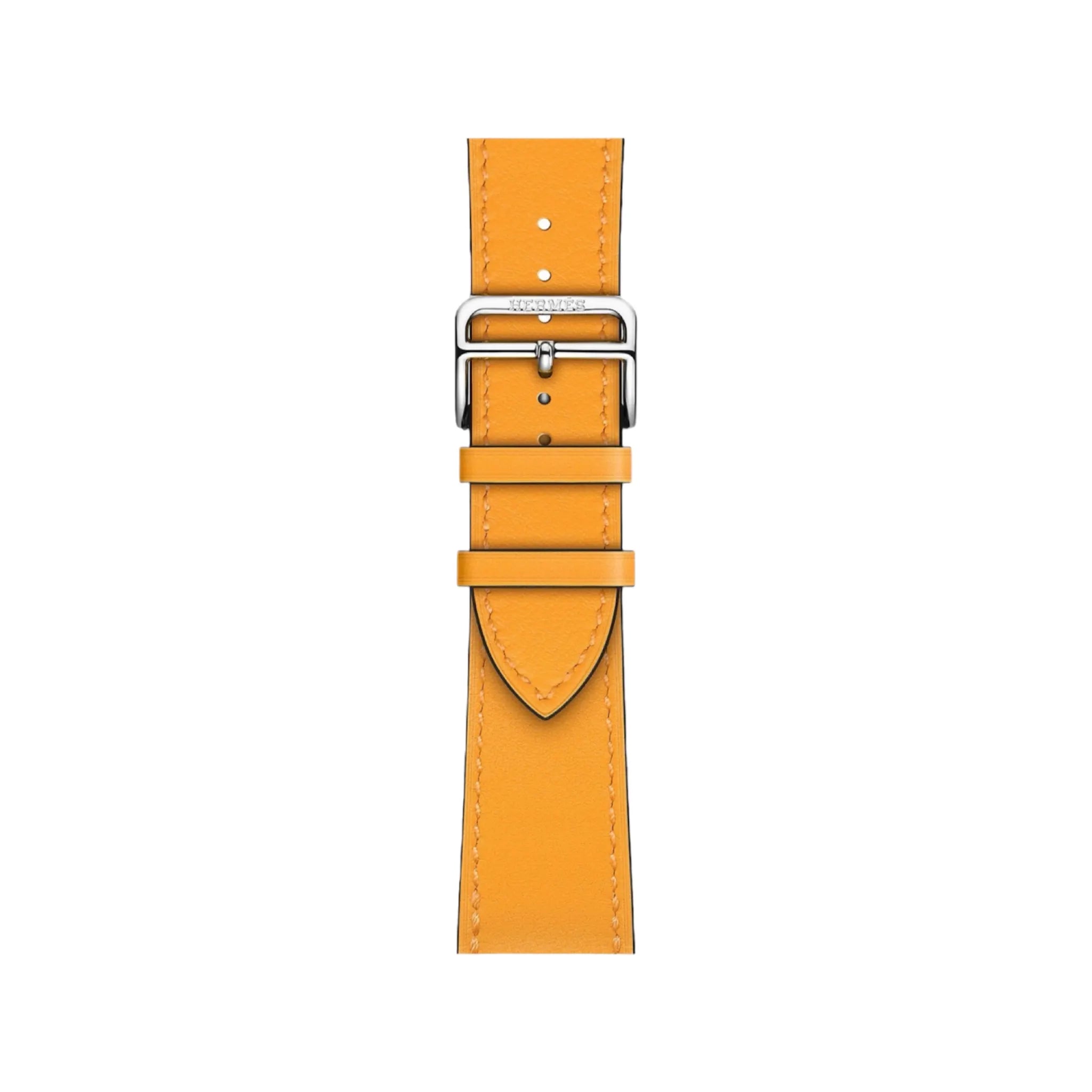 Apple Watch Hermès 42mm - Jaune D'or Swift calfskin Apple Watch Hermès 42mm - Jaune D'or Swift calfskin
