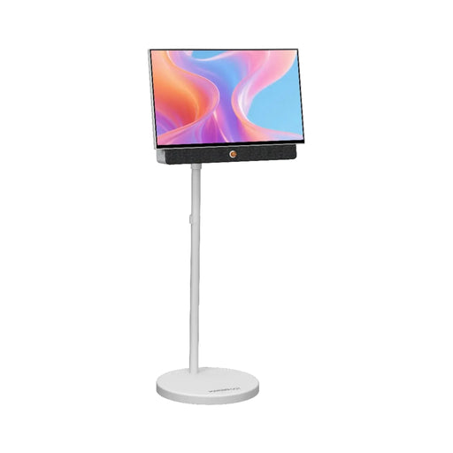 Powerology Portable TV Stand with Wheels 27–40" Supports 90° rotation (horizontal & vertical viewing). TaMiMi Projects Qatar.