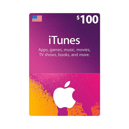 $100 iTunes USA digital card for US Store use – Instant delivery from TaMiMi Projects in Qatar