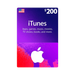 $200 iTunes USA digital card for US Store use – Instant delivery from TaMiMi Projects in Qatar