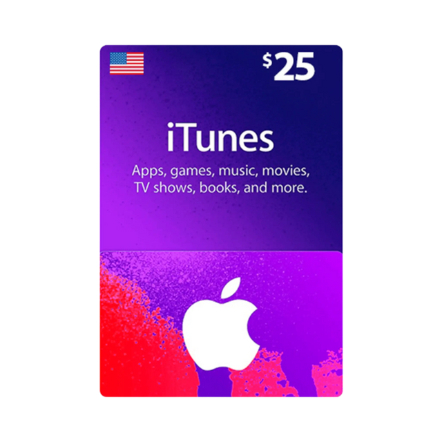 $25 iTunes USA digital card for US Store use – Instant delivery from TaMiMi Projects in Qatar. ايتونز ٢٥ دولار من تميمي بروجكتس