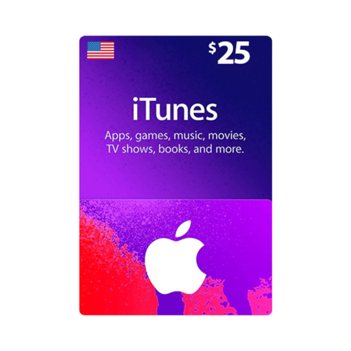 $25 iTunes USA digital card for US Store use – Instant delivery from TaMiMi Projects in Qatar