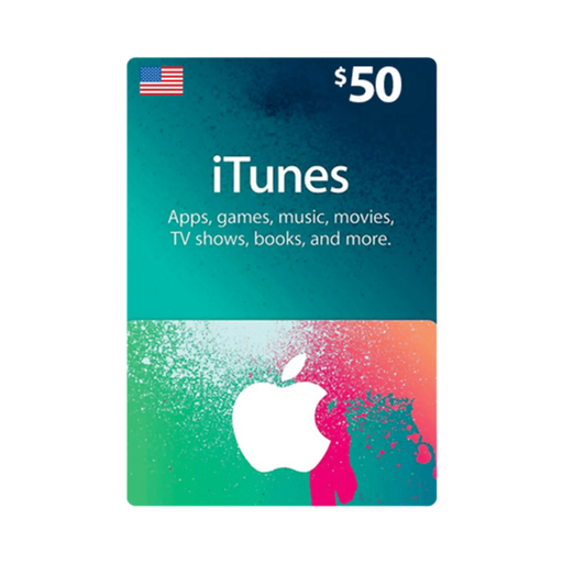 $50 iTunes USA digital card for US Store use – Instant delivery from TaMiMi Projects in Qatar